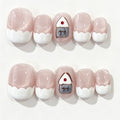 White French Cottage Short Square Press-On Nails